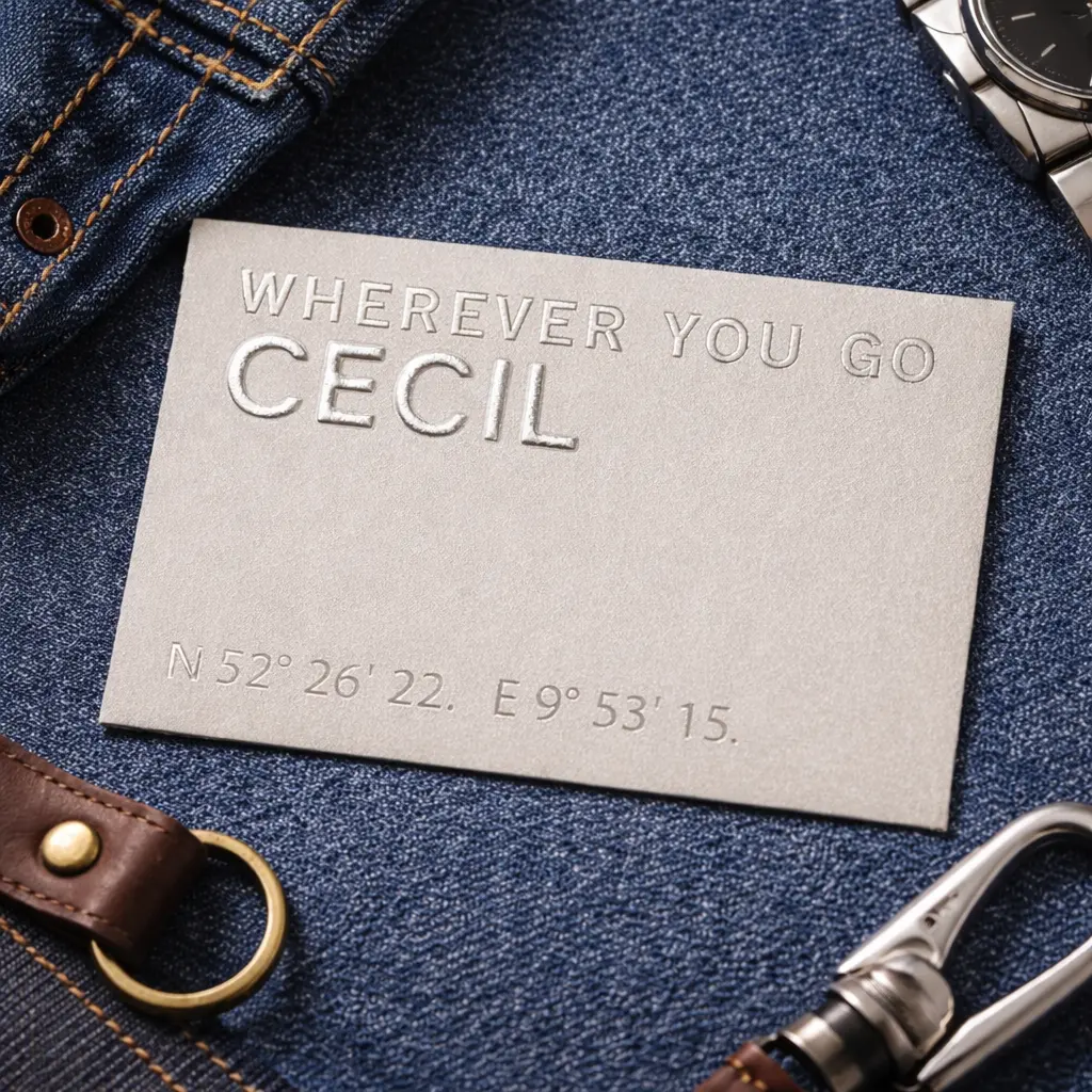 PL-3269 custom PU label for denim and fashion brands