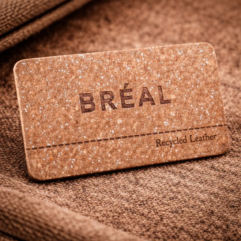 SL-3347 embossed salpa label for jeans and fashion garments